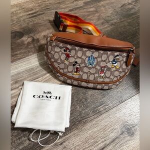Coach x Disney 50th Anniversary Belt Bag (Mickey & Friends)